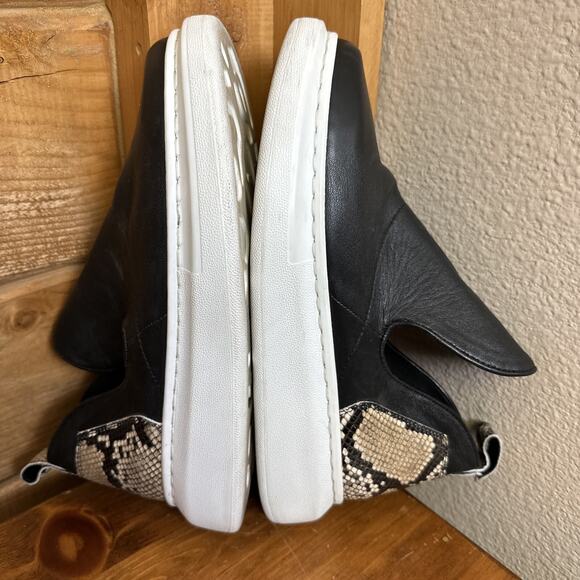 yuko imanishi + Women’s 38 Slip On Sneaker Shoe Platform Bootie Grunge Moto - Picture 9 of 12